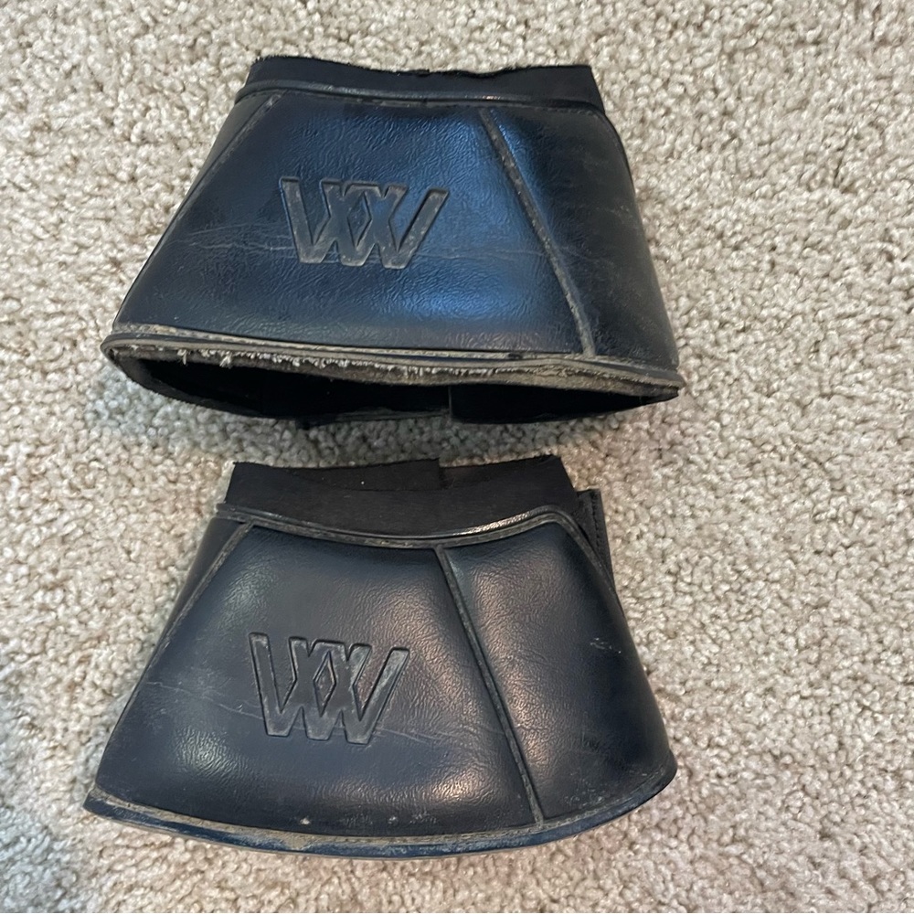 Woof Wear Size Medium Horse Bell Boots Overreach Boots Black